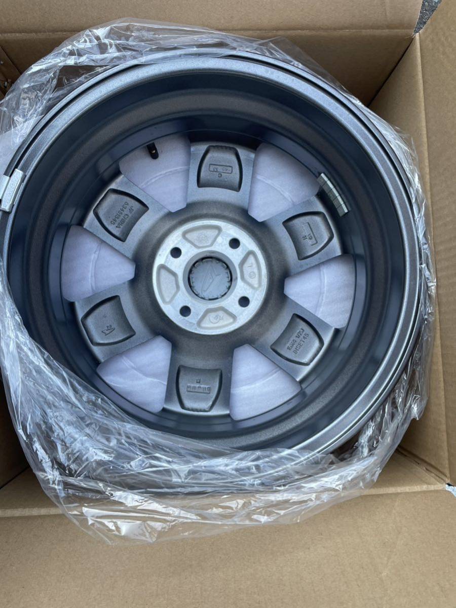 新車外し美品 ダイハツ タフト ダーククロムベンチャー 純正アルミ 