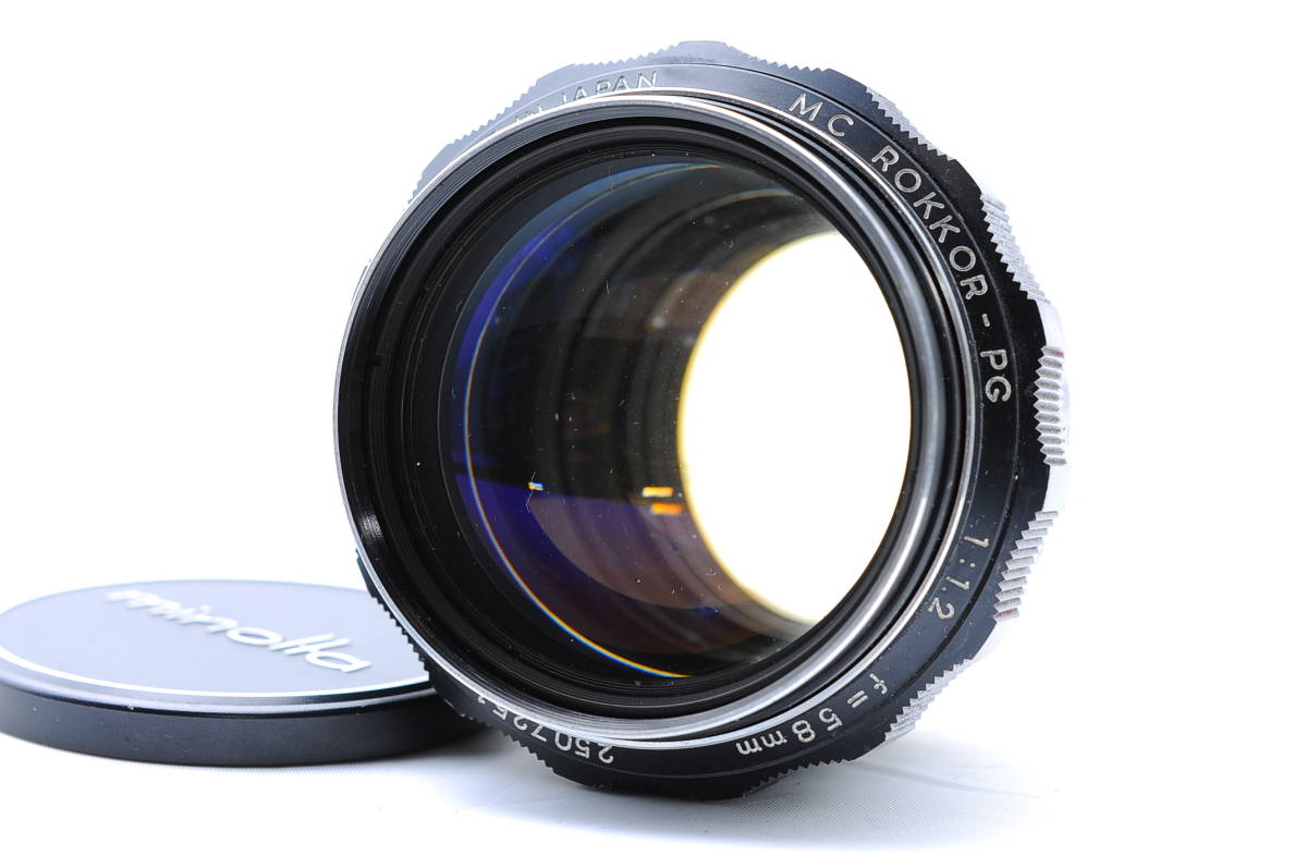 ☆実用並品☆ ミノルタ MINOLTA MC ROKKOR-PG 58mm F1.2 MC ROKKOR-PG