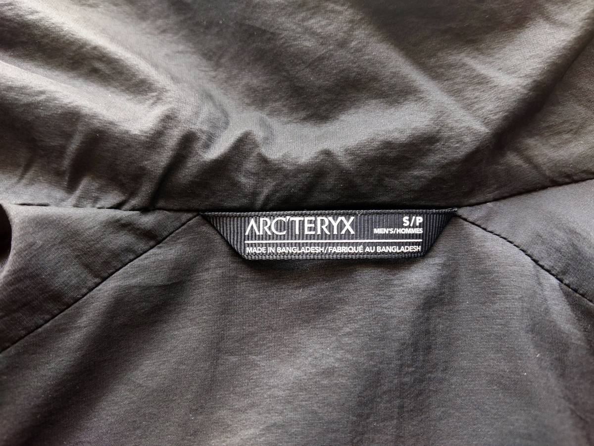 ARC'TERYX Atom アークテリクス アトムLTフーディ メンズ ブラック Sサイズ 正規店購入品