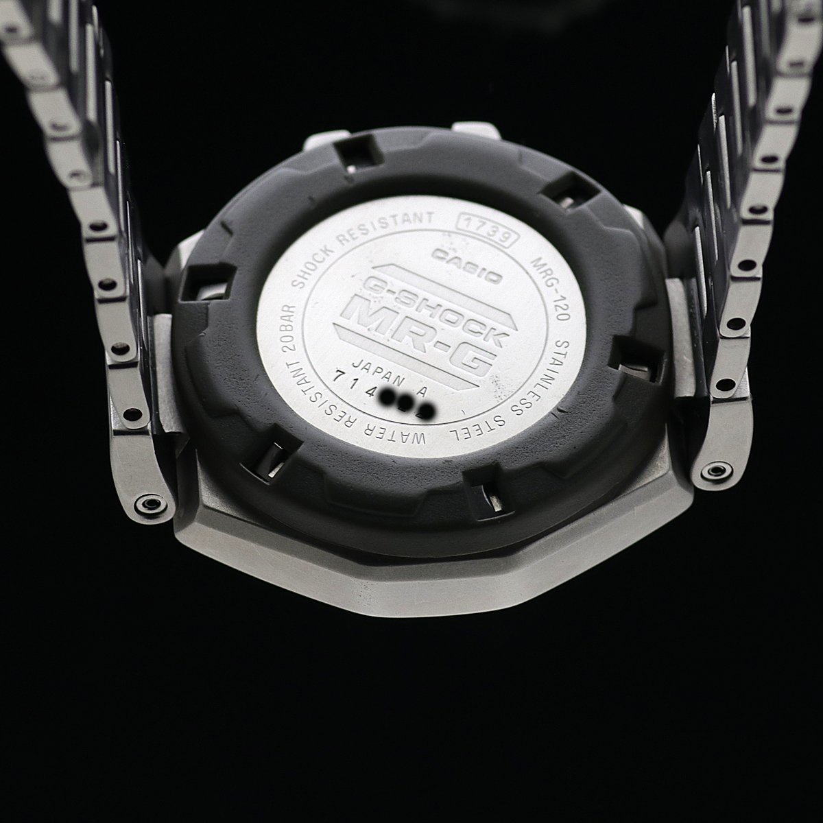 美品 CASIO カシオ G-SHOCK MR-G MRG-120-2A SS メンズ クォーツ