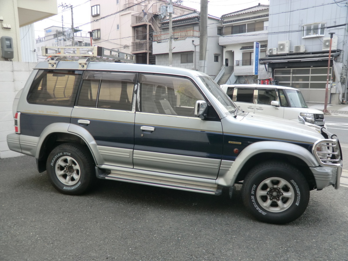 speed1　パジェロ V45W 鏡面 ステンレスモール ●4点●