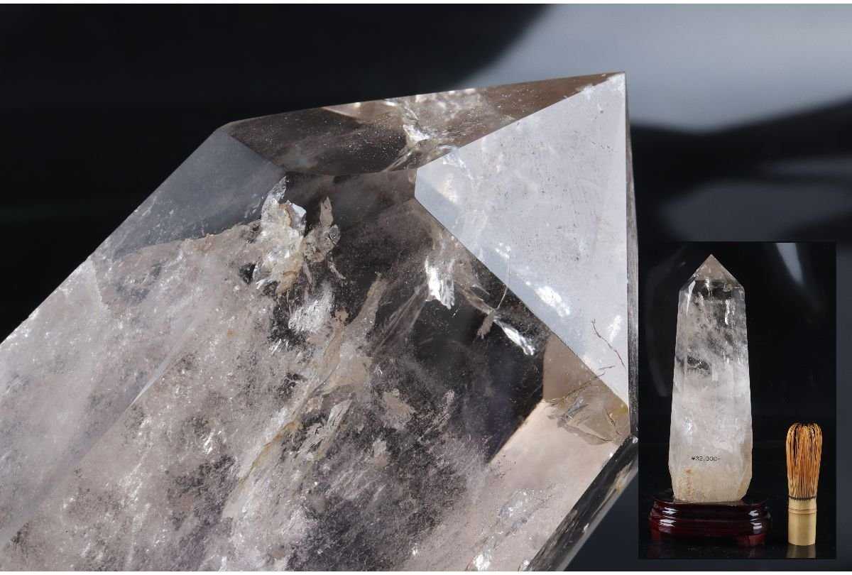 水晶 六角柱 ポイント : 天然石 ◇超透明◇水晶 六角柱｜ポンペウ産