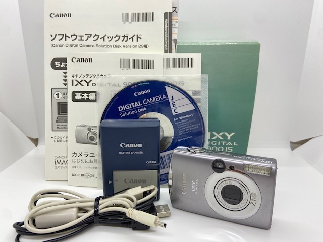 ☆良品☆CANON キャノン IXY DIGITAL 900 IS シルバー コンパクト