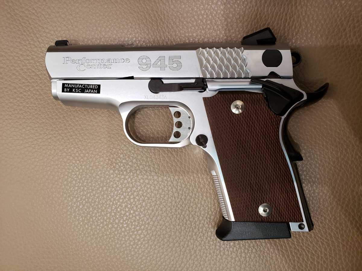 KSC ガスブローバック S&W M945 コンパクト 3インチ シルバー