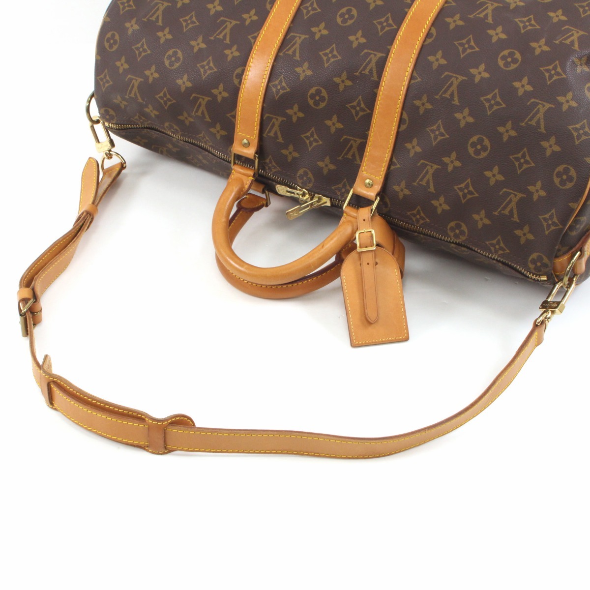 LOUIS VUITTON ルイヴィトン モノグラム キーポル・バンドリエール 50 