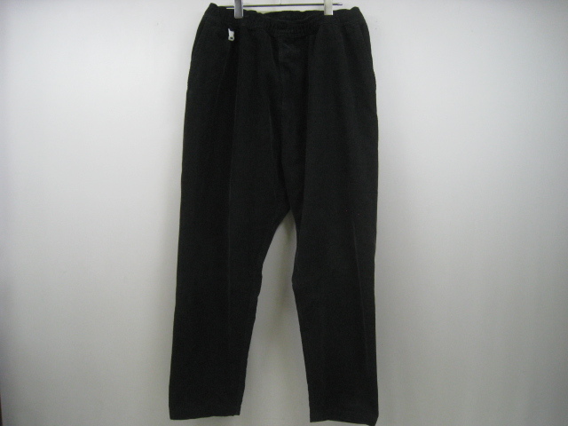 UFO UPPER FIELD ONE アッパーフィールドワン コーデュロイパンツ 黒 ブラック サイズL