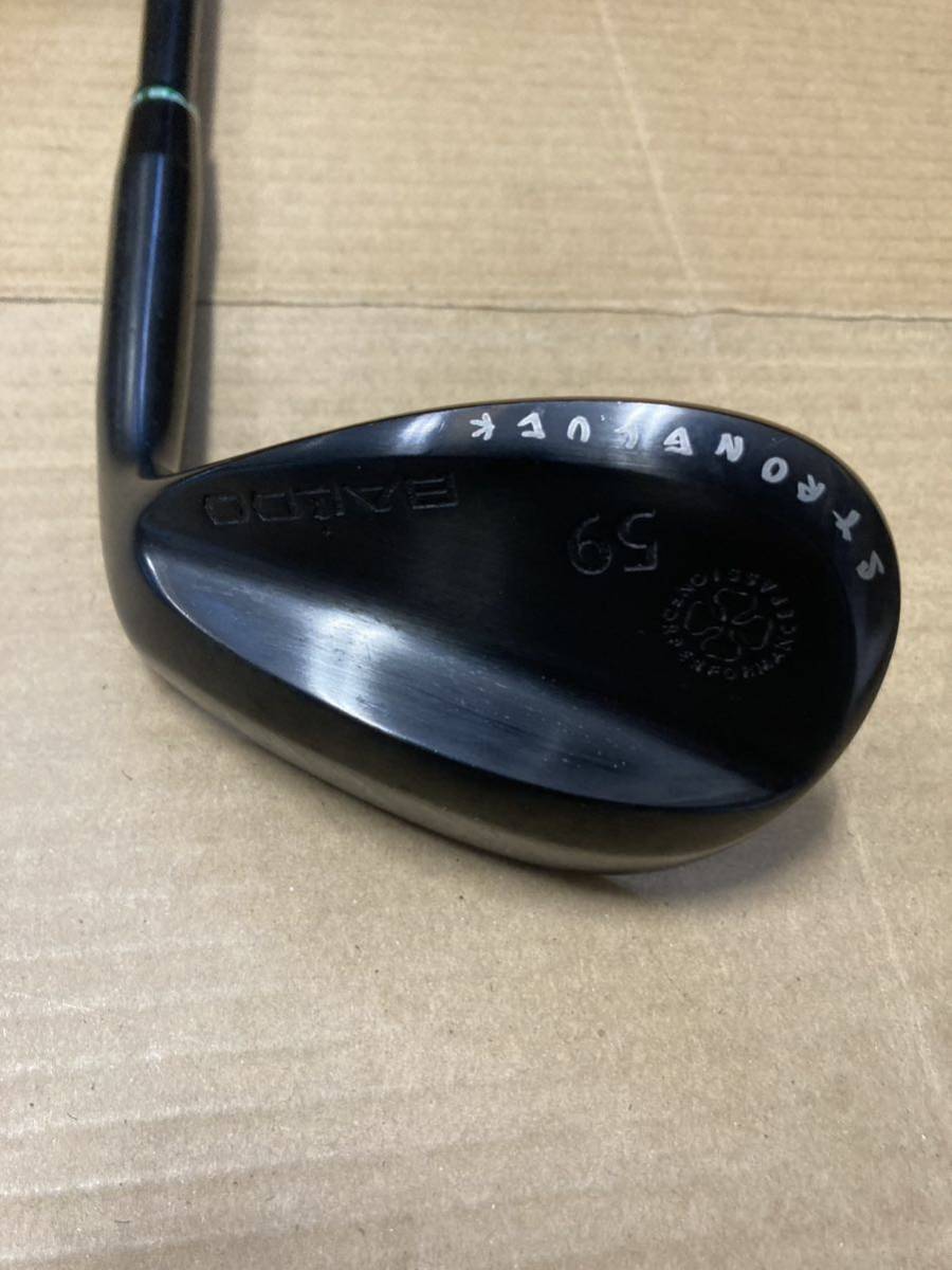 バルド ストロングラック ウェッジ　TYPE S 59度　ダイナミックゴールド　S200 ブラックシャフト