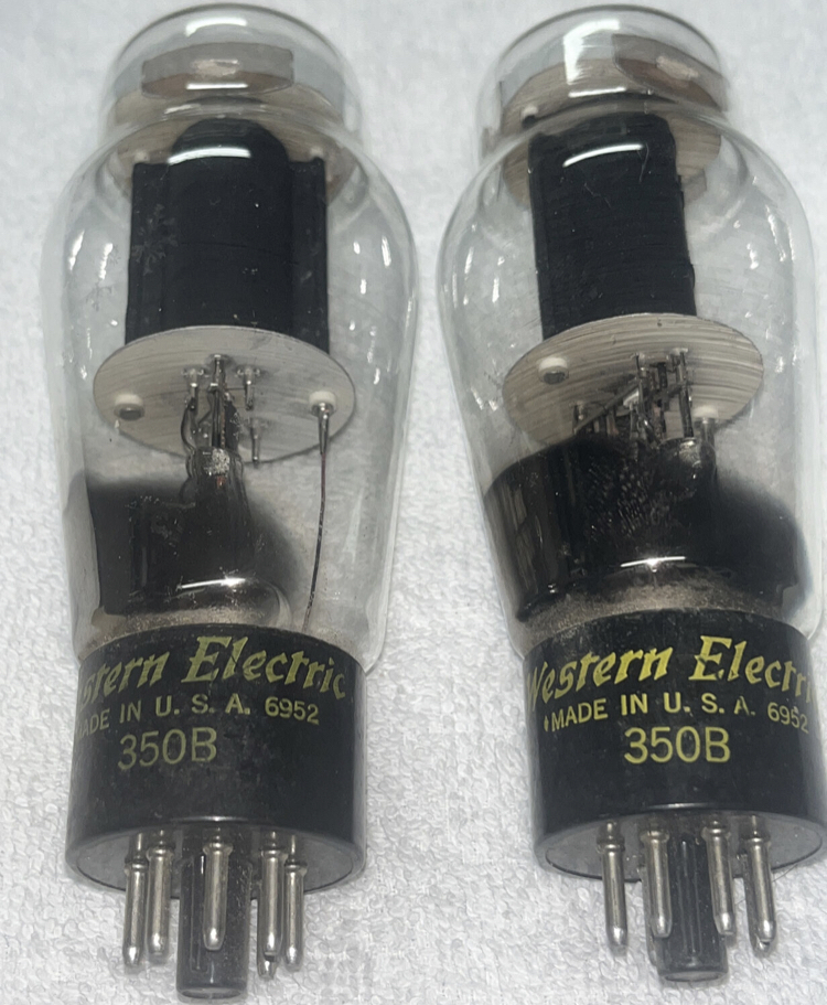 Electric Western 350B 真空管 2本 ウエスタン 300B Tube 0 - S⁄N