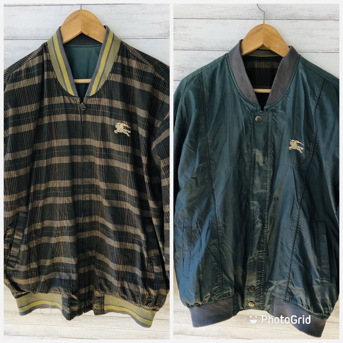 リバーシブル BURBERRY (バーバリー) バーバリー ヴィンテージチェック 