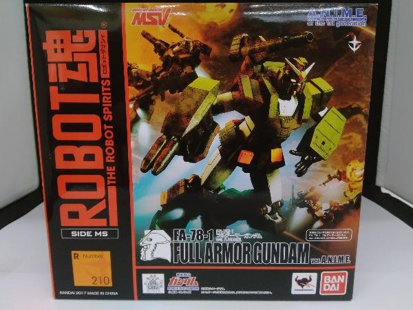 格安，限定セール ジャンク 現状品 フィギュア ROBOT魂 ＜SIDE MS＞ FA-78-1 フルアーマーガンダム ver.A.N.I.M.E.(機動戦士ガンダム)｜売買されたオークション情報、yahooの商品情報をアーカイブ公開 - オークファン 機動戦士ガンダム