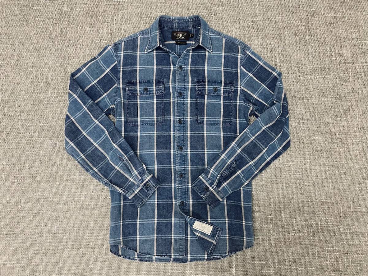 美品 RRL ダブルアールエル チェック柄 ワークシャツ 【公式通販】