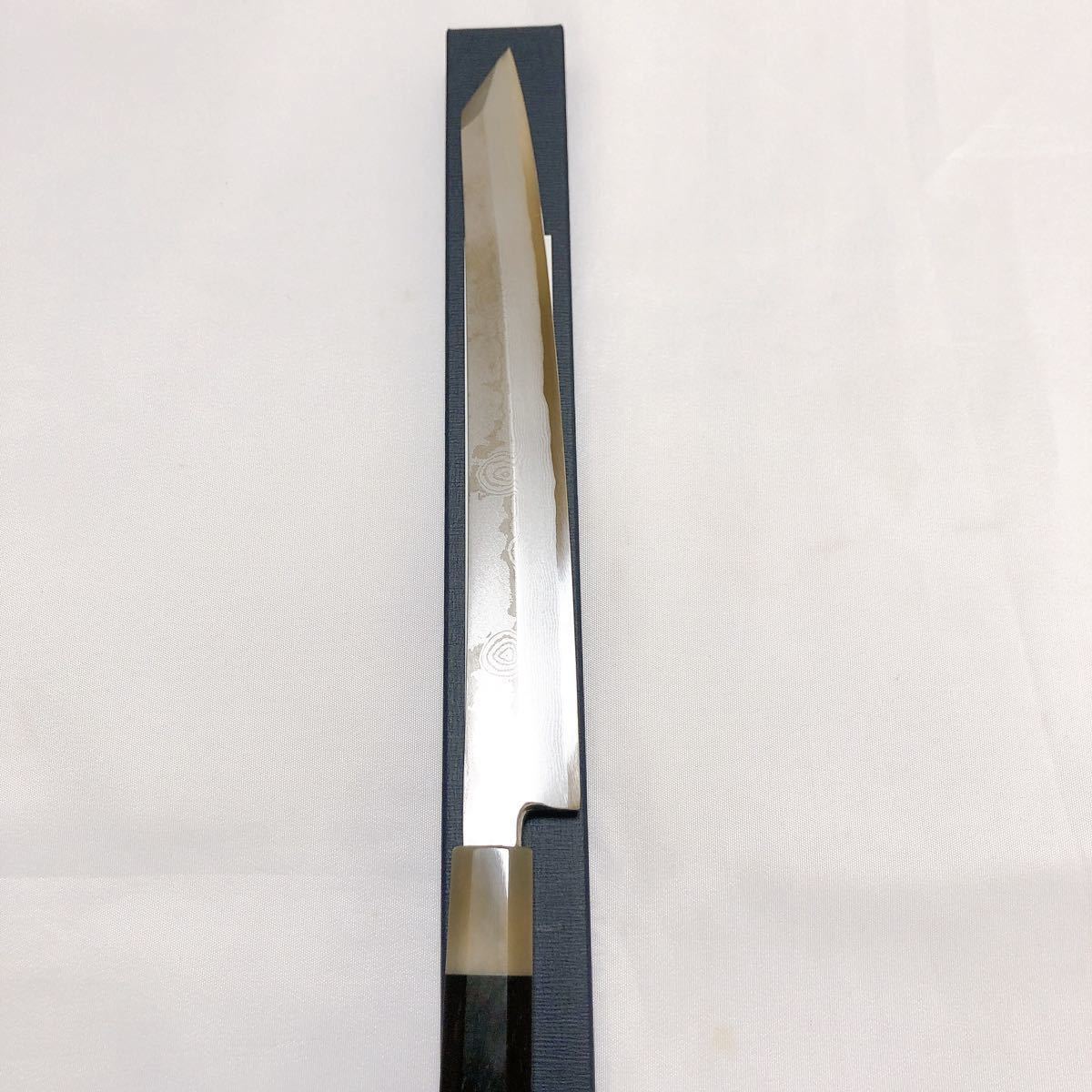 キッチン、食器 【堺打刃物】銀三鋼 切付270mm 黒檀八角水牛柄