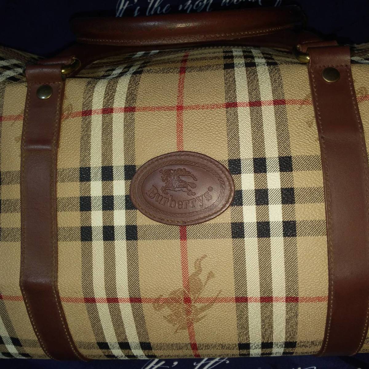 希少 BURBERRY 2WAY ノバチェック ホースロゴ トラベルバッグ Burberry バーバリー ボストンバッグ ショルダーバッグ トラベルバッグ