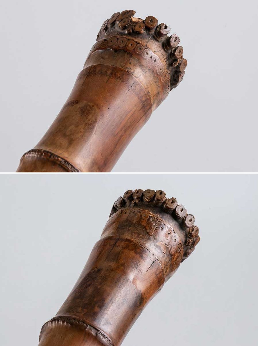 和楽器 製管師 飯田雪州 いいだせっしゅう 尺八 笛 全長約 57.5cm
