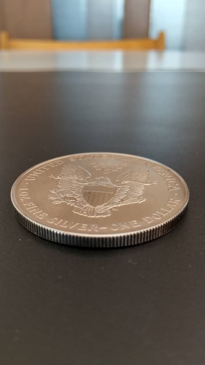 1996年 アメリカ 「イーグル ウオーキング リバティ」純銀1オンス銀貨