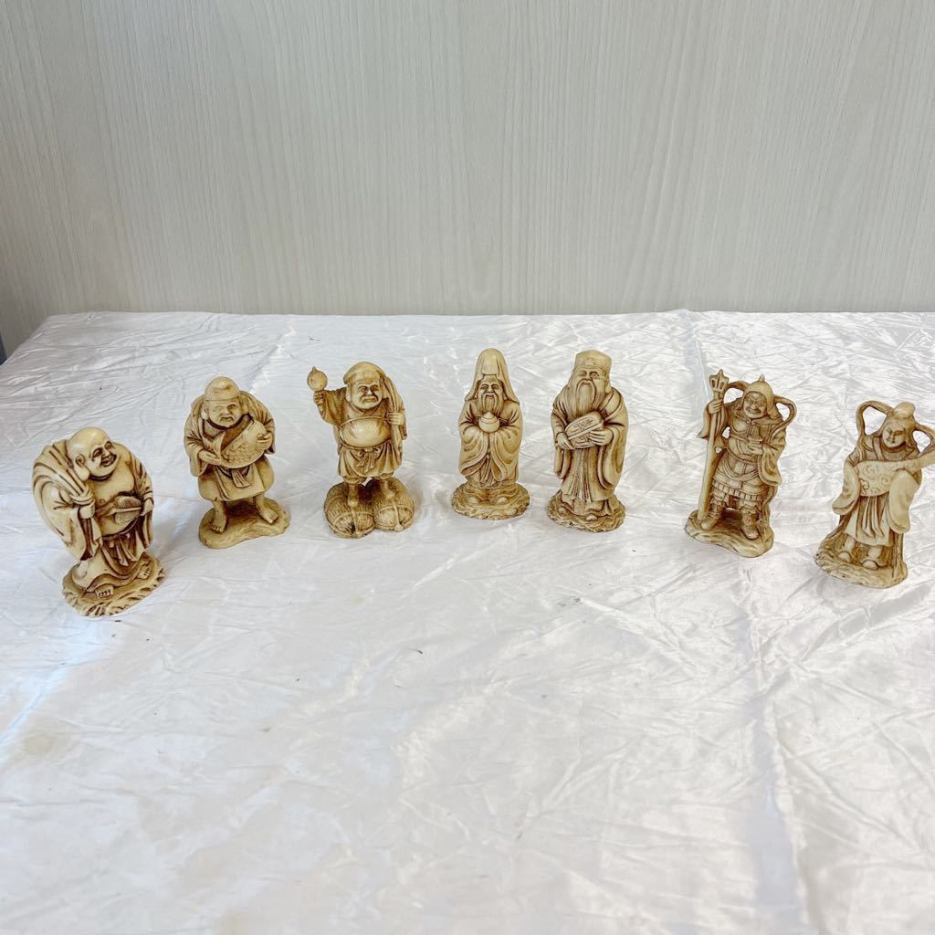 七福神 象牙風 - マンモス 縁起物 置物 Yahoo!オークション 東洋彫刻