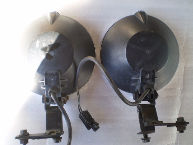 ローバーミニ用 / 純正フォグランプ メッキカバー付き＆ステー付き  