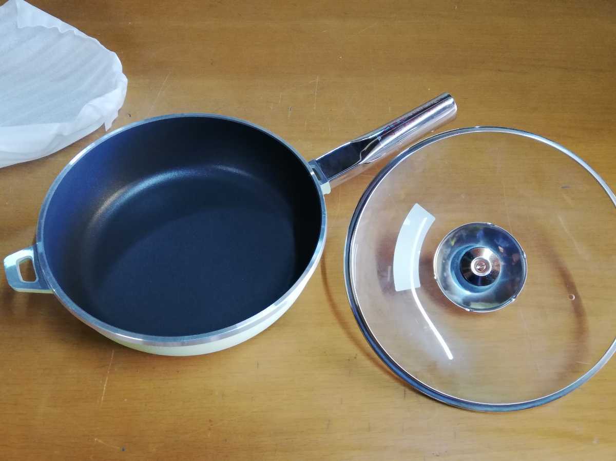 アサヒ軽金属 オールパンL ガラス蓋付 IH対応 フライパン 未使用品