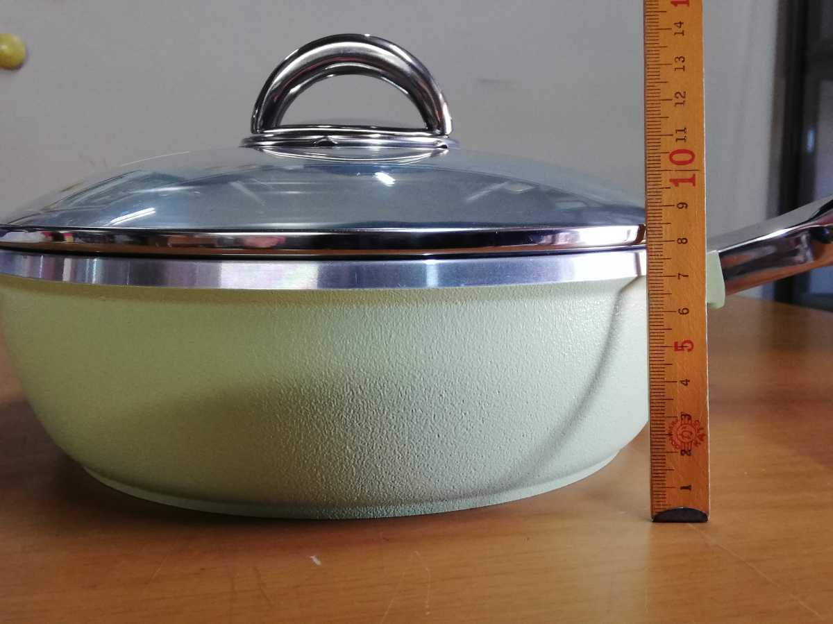 アサヒ軽金属 オールパンL ガラス蓋付 IH対応 フライパン 未使用品