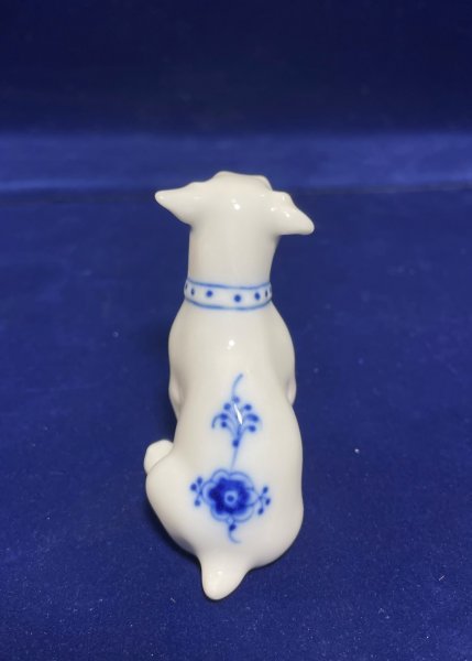 限定SALE,品質保証 ★デンマーク 犬 置物 フィギュリン ブルーフルーテッド★磁器製 陶器 ■2058