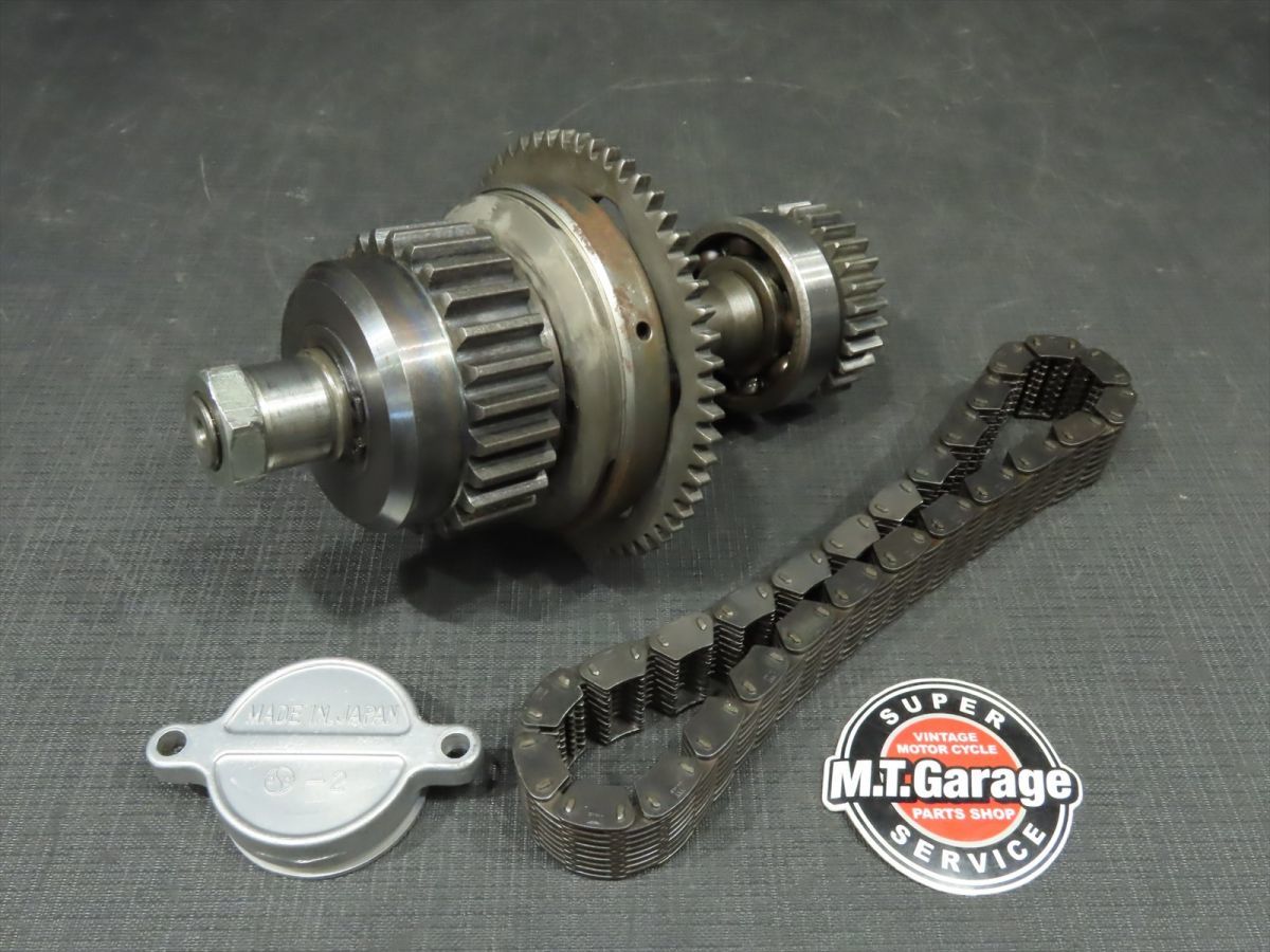 1981年 Z650 KZ650F ザッパー セカンダリーシャフト スタータークラッチ【080】 Z650-K-051