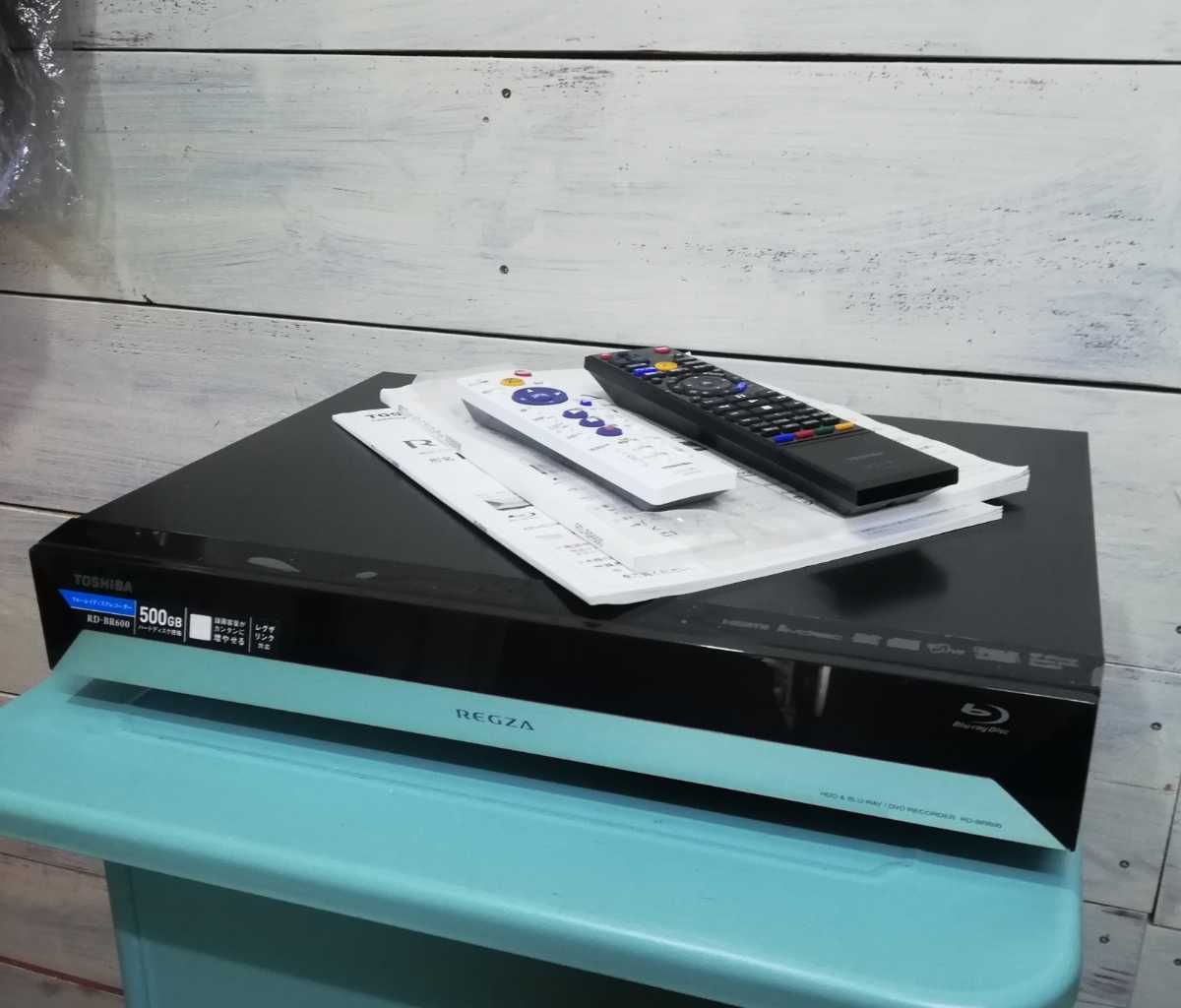 東芝 RD-BR600 ブルーレイレコーダー | 500GB REGZA RD 1チューナー 外