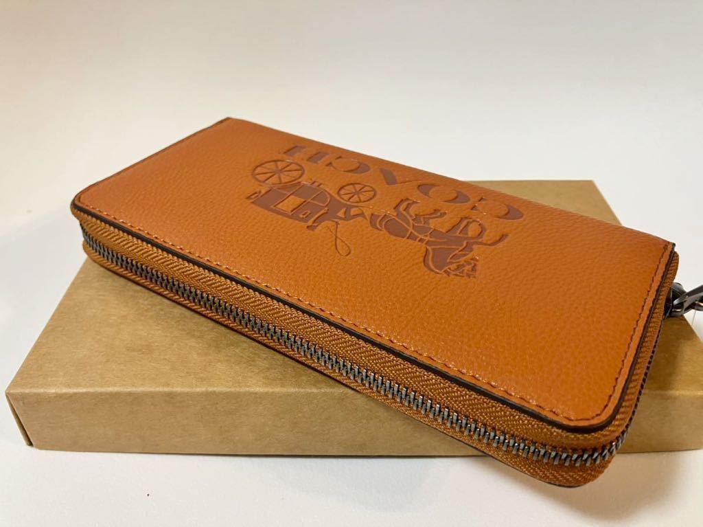 COACH長財布 コーチ長財布 ブラウン色 袋付き ブラウン（茶色）系 海外 