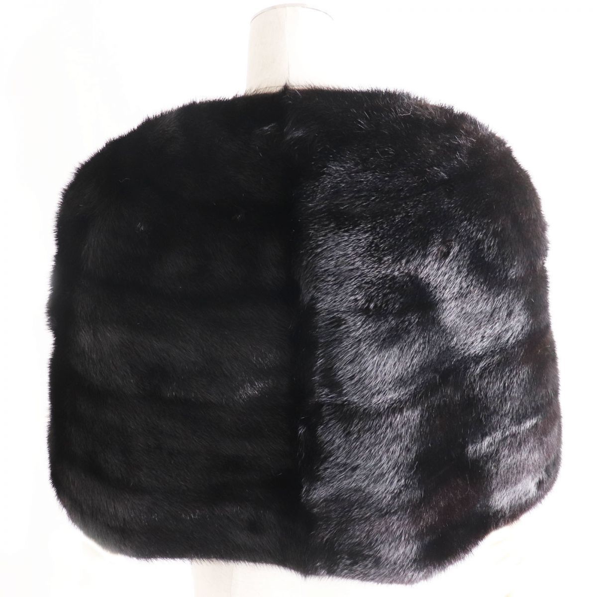 極美品○EMBA エンバ MINK ミンク 本毛皮ショール/ストール/ティペット 
