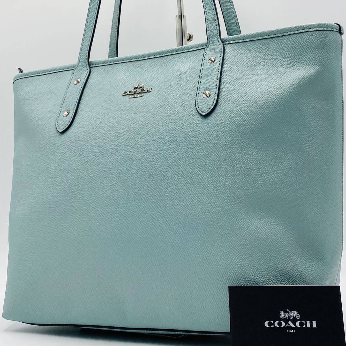 ✅【美品】　定価10万　メンテ済み　コーチ　トートバッグ　ビジネスバッグ　レザー 1円～【入手困難品】定価10万円 コーチ COACH トートバッグ ビジネス