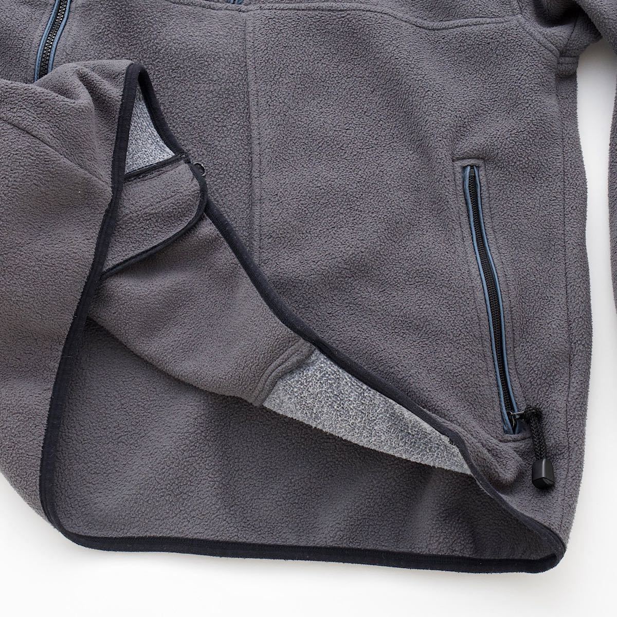 希少 90s ACG ダブルジップ フリースジャケット レアカラー ブルー  