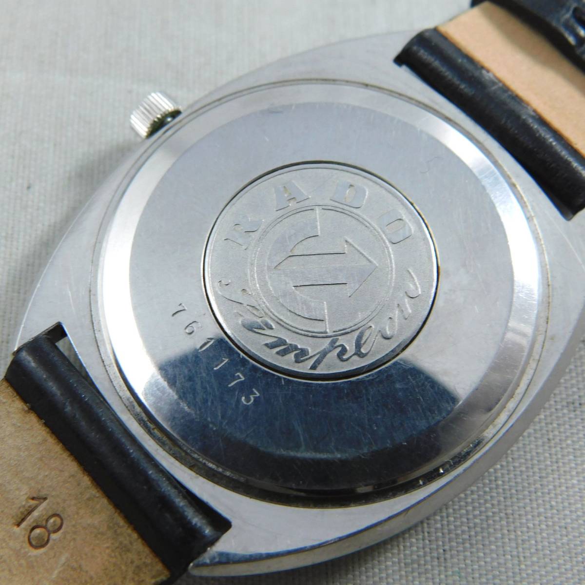 稼働〇 ラドー SIMPLON メンズ シルバー 手巻 腕時計 RADO 【公式通販】