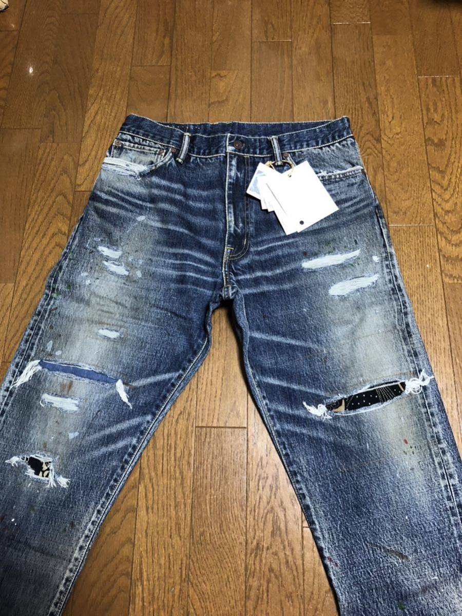 新品未使用 希少 ICT 限定 visvim SS JOURNEYMAN PANTS TACKED CRASH 