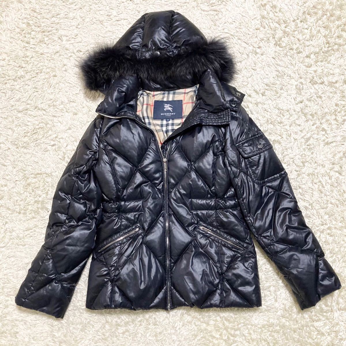 バーバリー 三陽商会 ジャケット 40 ネイビー系 BURBERRY レディース