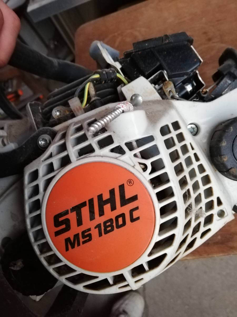 ジャンク 部品取り スチール エンジン チェーンソー MS 180 C