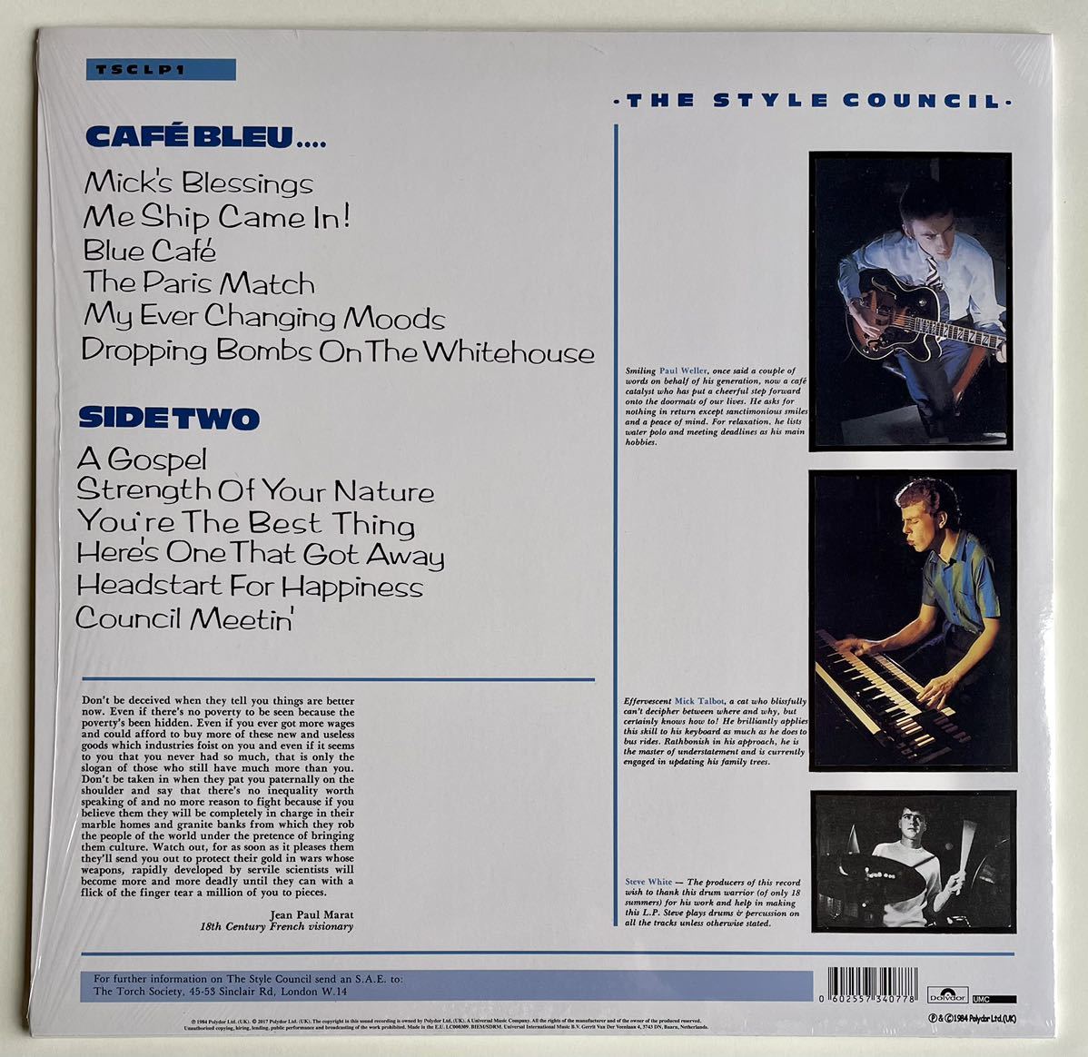 The Style - Bleu Council Cafe Café Vinyl Council's a Special