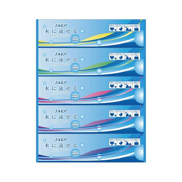 品質保証，人気 まとめ 水に流せるティッシュペーパー180W5P &times;5セット(その他)｜売買されたオークション情報、yahooの商品情報をアーカイブ公開 - オークファン その他