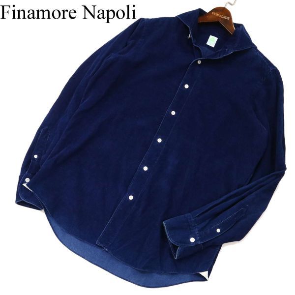 イタリア製☆ Finamore Napoli フィナモレ 秋冬 ホリゾンタルカラー