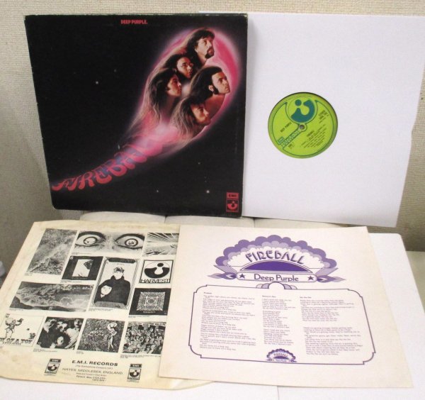 ☆彡 英國盤 Deep Purple Fireball [ UK ORIG '71 Harvest SHVL 793