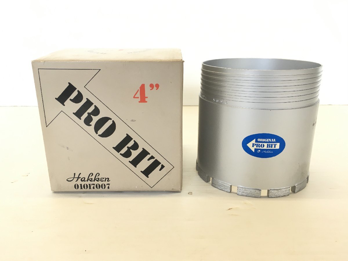 新品未使用 HAKKEN ハッケン 発研 コンセック 4インチ タイプB00 プロ ビット PRO BIT ダイヤモンド コアドリル 替刃 ドリル刃
