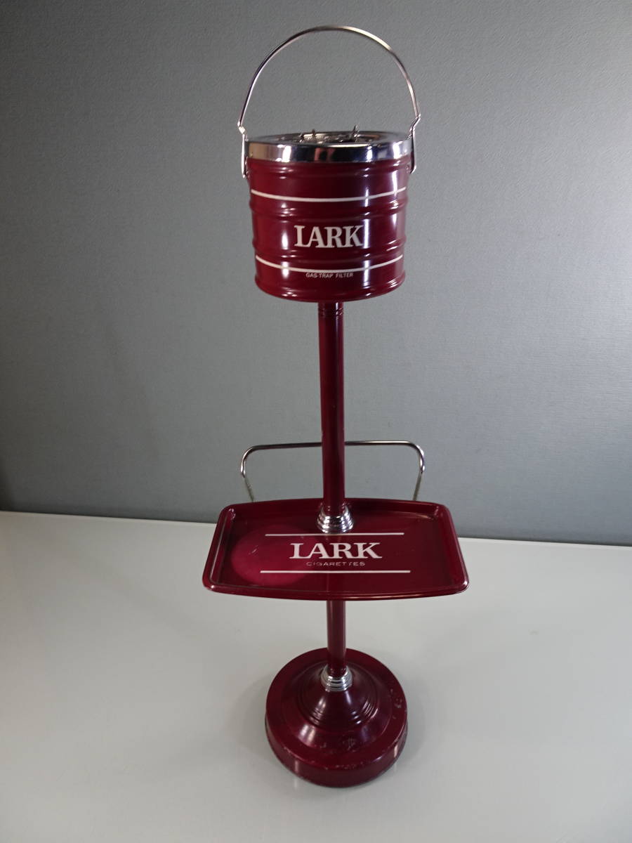 LARK/ラーク 昭和レトロ スタンド灰皿 当時物 変色凹み傷あり 当時物