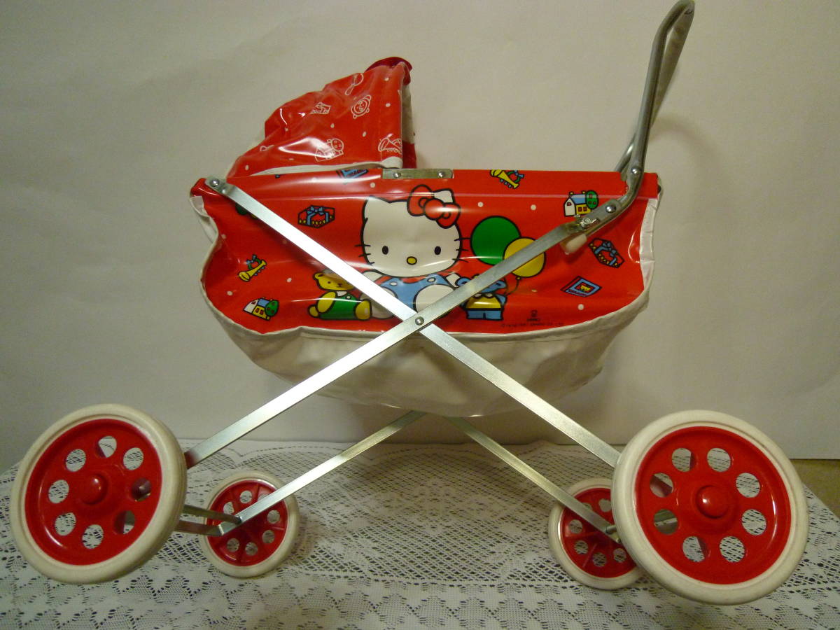1円~◎ 箱付き未使用 ハローキティ おさんぽベビーカー かわいいお  