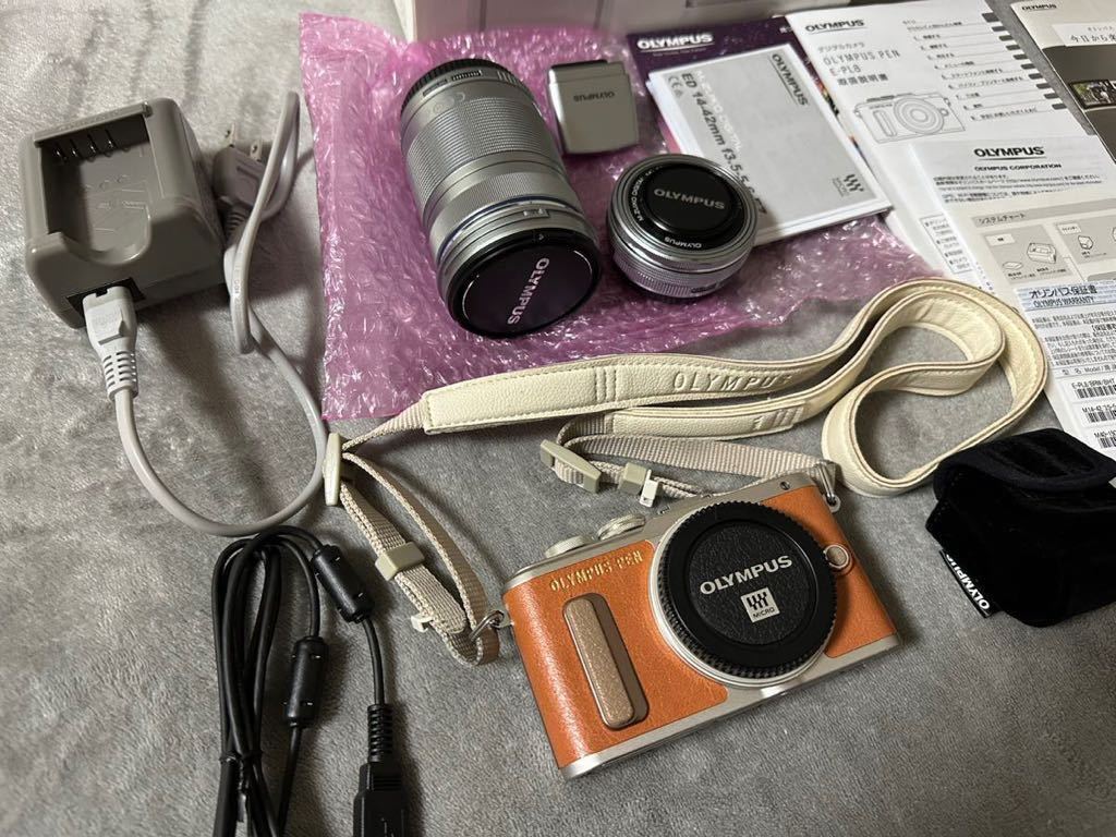 OLYMPUS E−PL8 E-PL8 EZ タフルスームキット BROWN オリンパス
