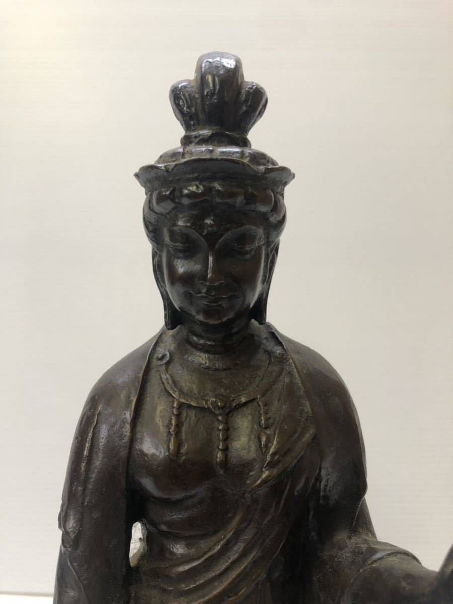 仏教美術 観音菩薩 仏具 友沢正彦 1000体限定 ブロンズ像 和み