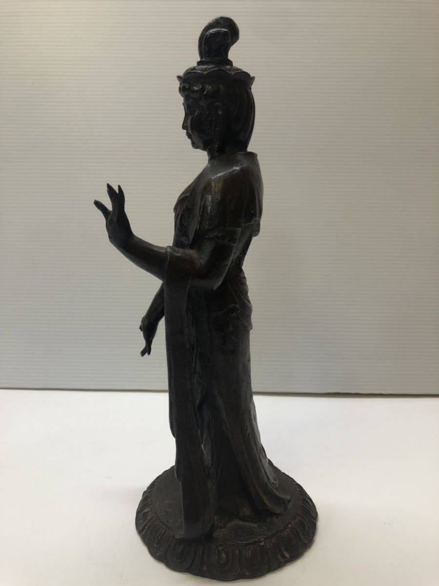 仏教美術 観音菩薩 仏具 友沢正彦 1000体限定 ブロンズ像 和み