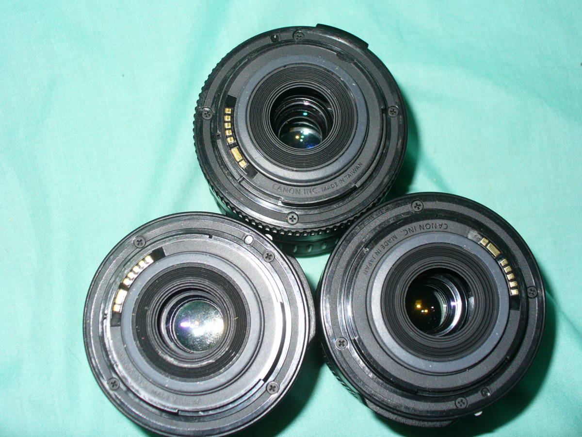 CANON EF-S 18-55mmレンズ3本（ジャンク） 【公式通販】