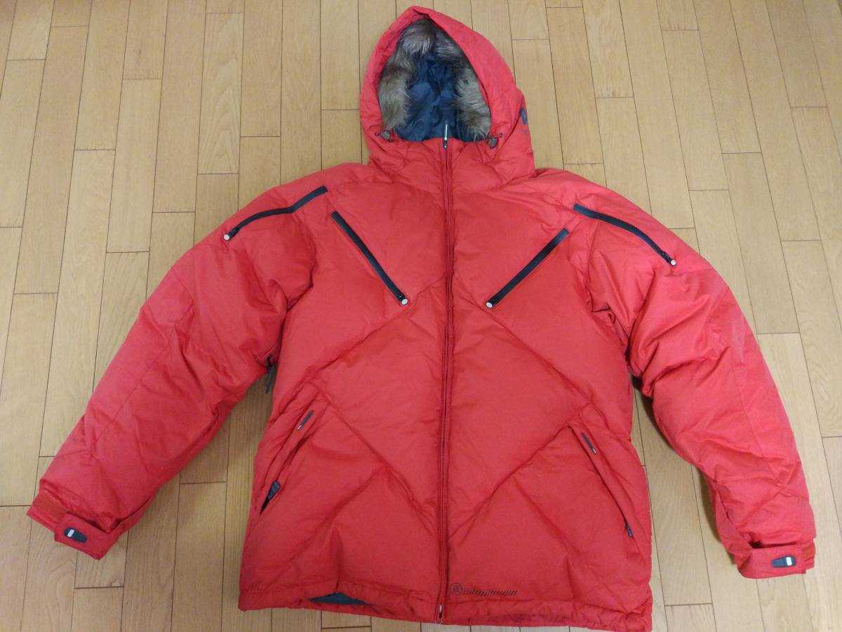 美品★★★BURTON ダウン ジャケット★ANALOG (アナログ)★★★赤色 サイズL red 