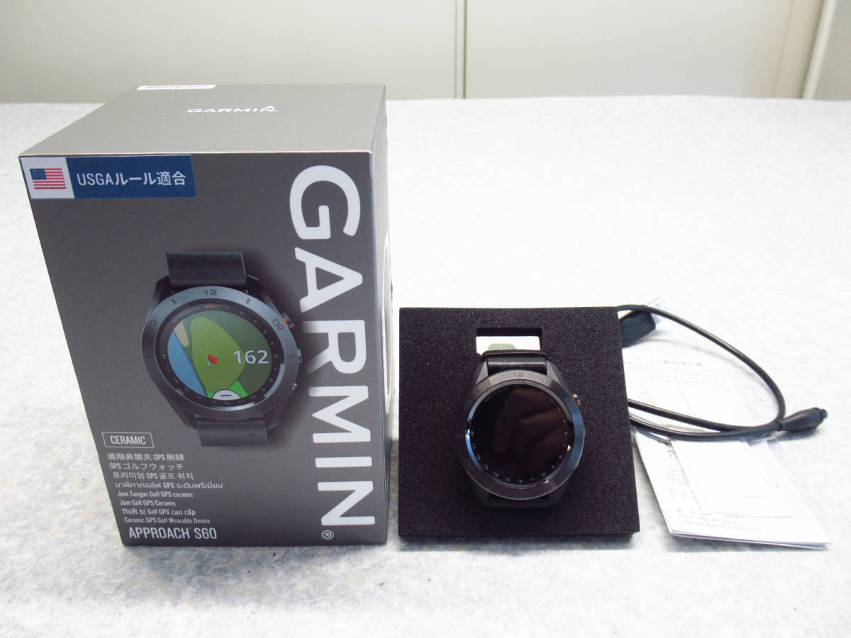 GARMIN ガーミン アプローチ S60 GPS ゴルフウォッチ 管理5M0111G S60