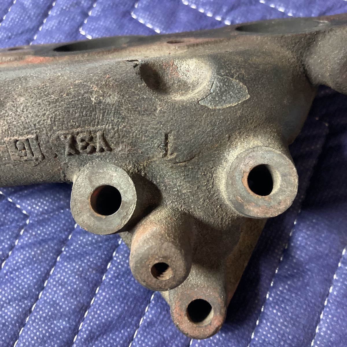 アルトワークスCR22S F6A ツインカムターボ用 中古純正エキマニ (触媒 