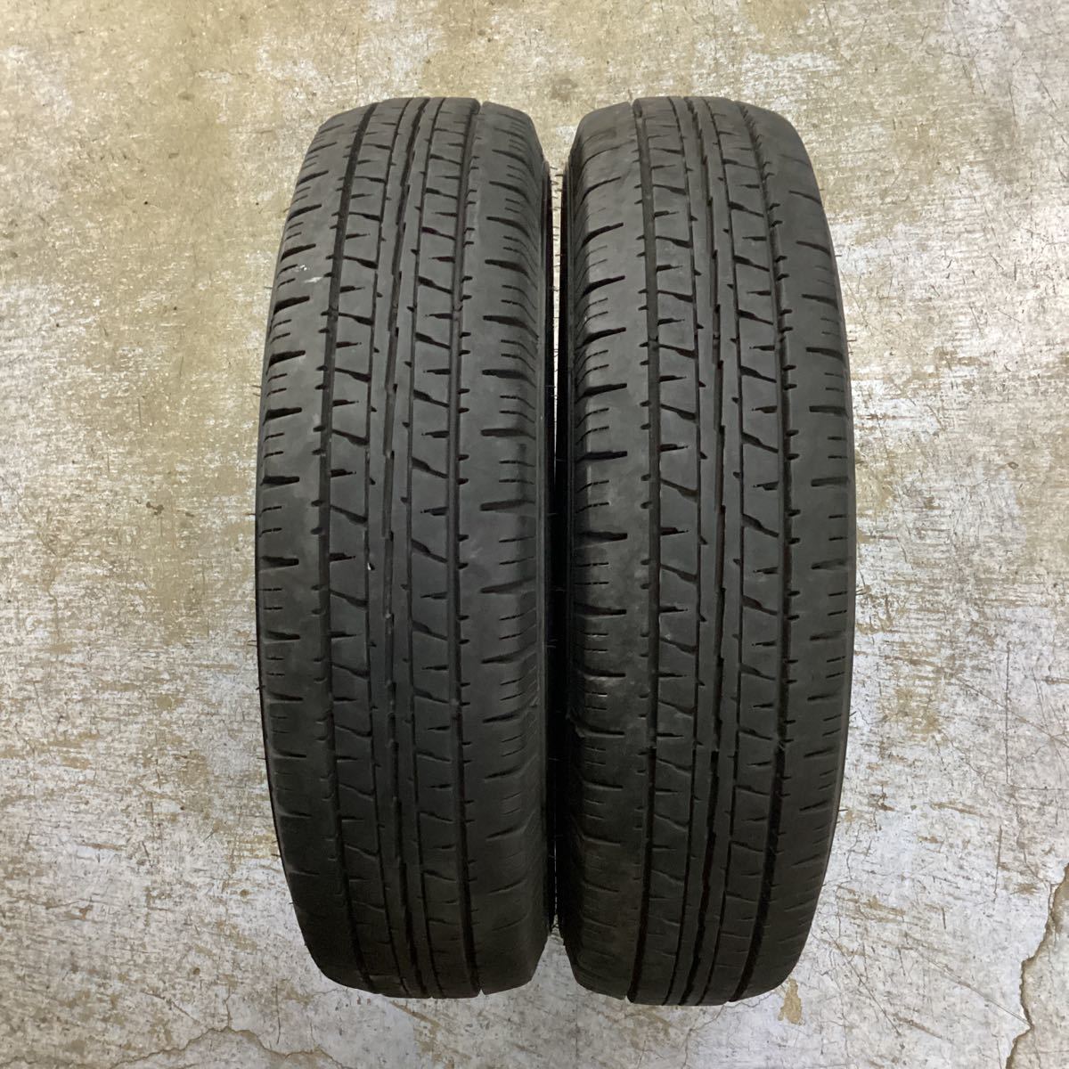 [W042A5E] 145R12 6P.R. LT ダンロップ エナセーブ VAN 01 2019年製 夏タイヤ 2本