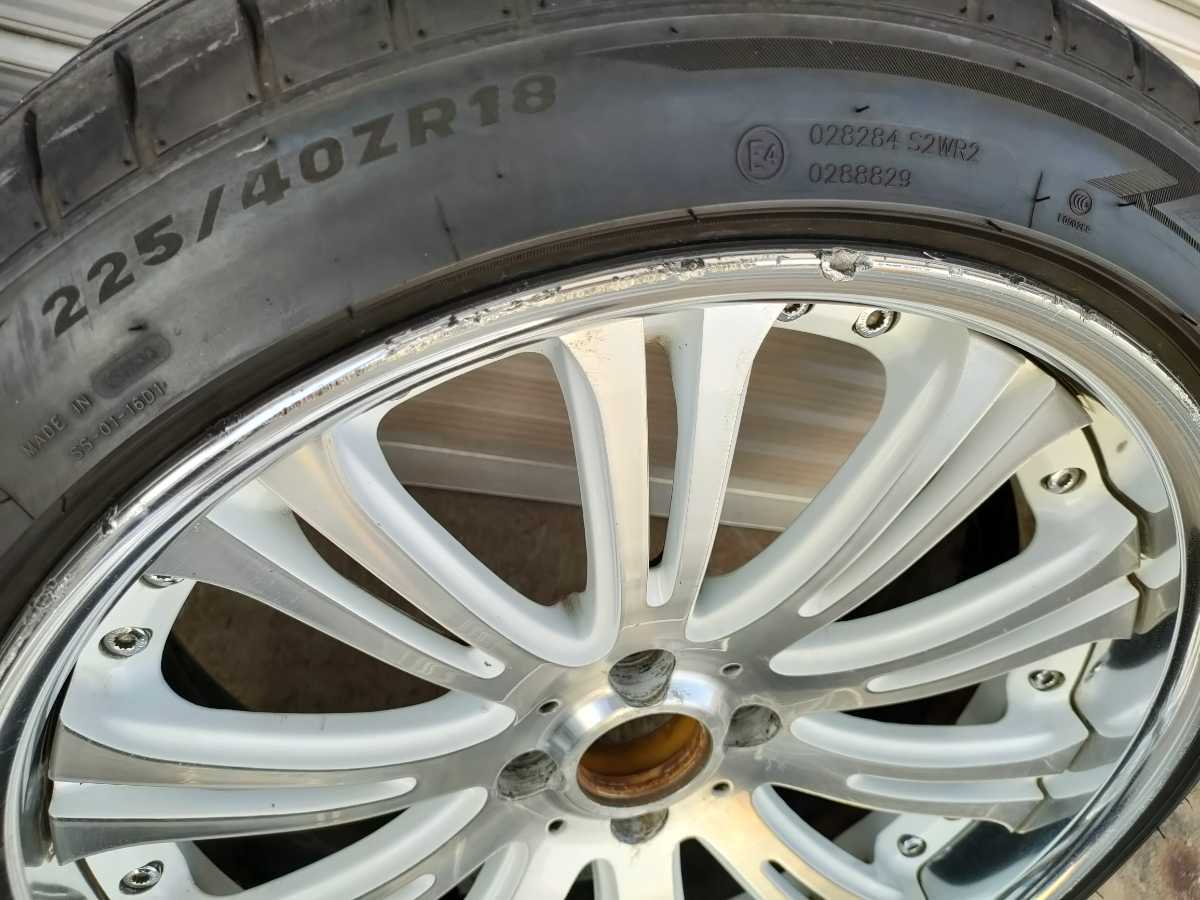 RIVERSIDE TRAFFICSTAR SFR 18インチ タイヤホイールセット 225/40R18 
